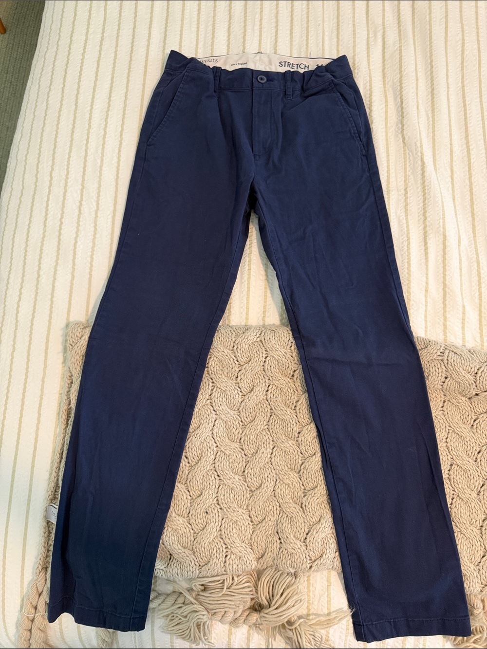 Crewcuts Navy Stretch Chino Pants